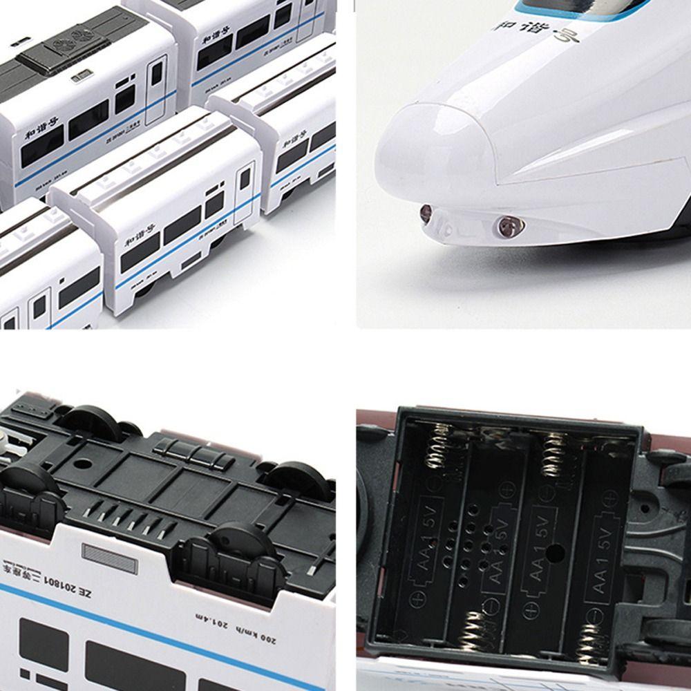 Electronic Components Simulation Harmony Rail-car High-speed Railway Train Toys  Educational Toy