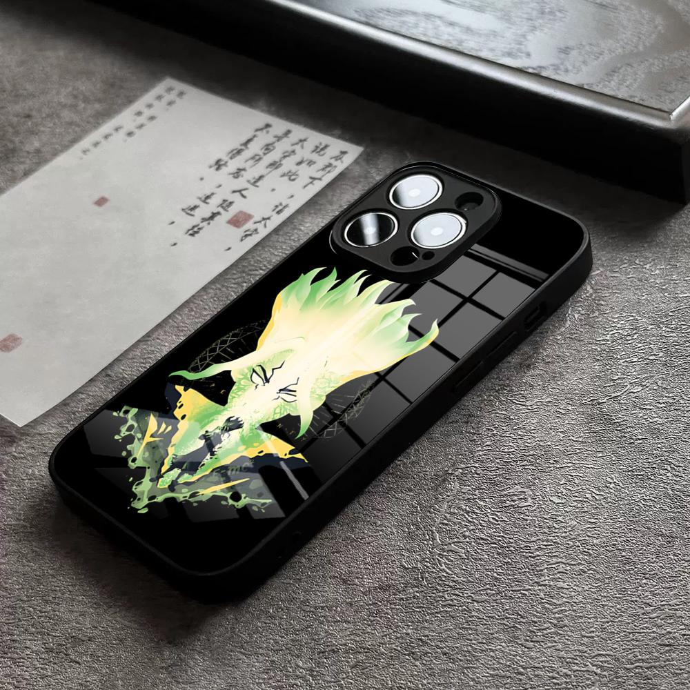 

Anime Boys Dr. Stone Phone Case For IPhone 16 Pro Max 14 17 Air 12 15 11 13 Mini X XR XS Max SE Glass Cover iPhone12