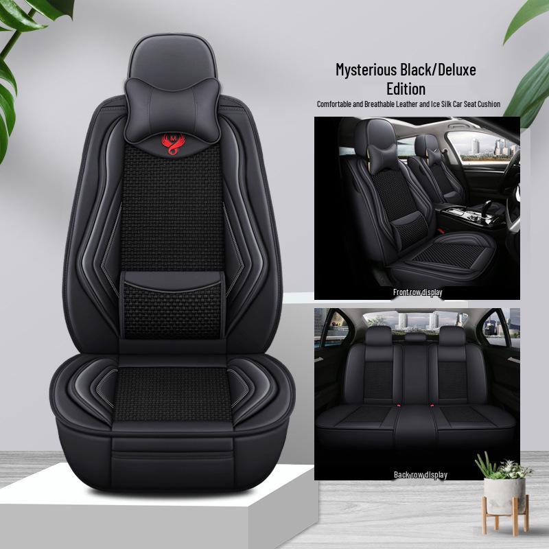 Huachen Zhonghua H-Series Ice Silk Universal Car Seat Cushion - Four Seasons Full Coverage