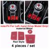 Interior Button Decoration Sequin Cover Sticker Trim Garnish Molding For Kia Carnival KA4  - 2024 Modification Accessories
