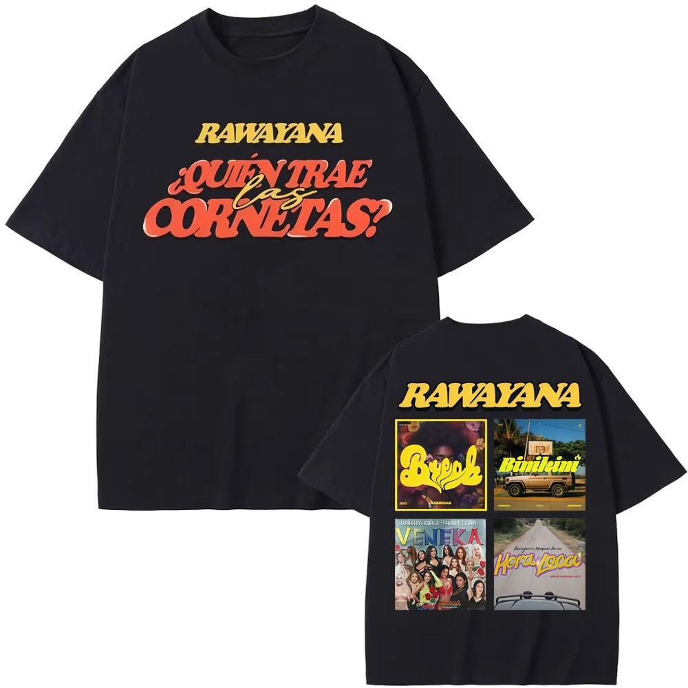Band Rawayana Music Album 2026 Graphic T Shirt Men Women Fashion Vintage Short Sleeve Tshirts Cotton Crewneck Hip Hop Tshirt
