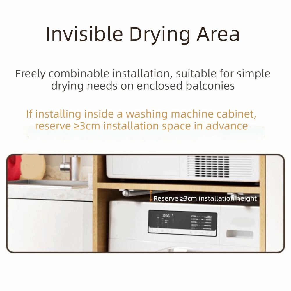 Wall Mounted Closet Valet Rod Retractable Wardrobe Clothing Rail Freshly Pressed Clothes