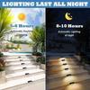 Warm Light LED Solar Step Lamp Path Stair Outdoor Garden Lights Waterproof Balcony Light Decoration for Patio Stair Fence Light