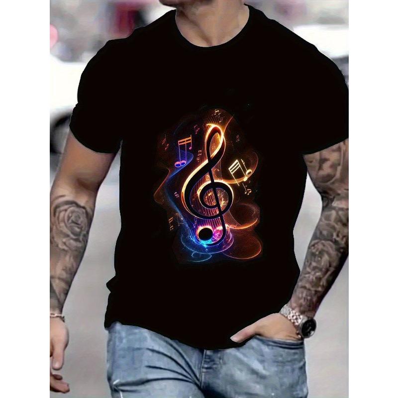 

European sizes Summer New Arrival Mens T-shirt, Comfortable and Breathable, Round Neck, Hot Selling Top Tee, Men s Black Short-Sleeve T-Shirt 4XL чорний