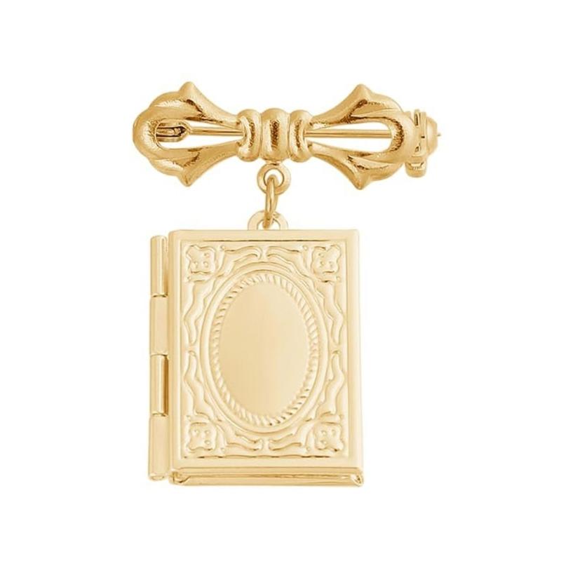 

Vintage Alloy Photo Frame Charm Brooch Decorative Accessory For Clothing Bags Hats