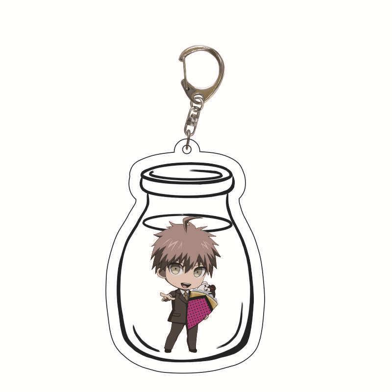 Danganronpa Monokuma, Makoto Naegi & Junko Enoshima Acrylic Keychain Charm Figure