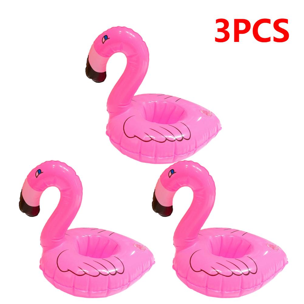 Nafukovací držák na pohár plovoucí nafukovací podtácky na nápoje z kokosového stromu Flamingo Unicorn držák na pití do bazénu plovák