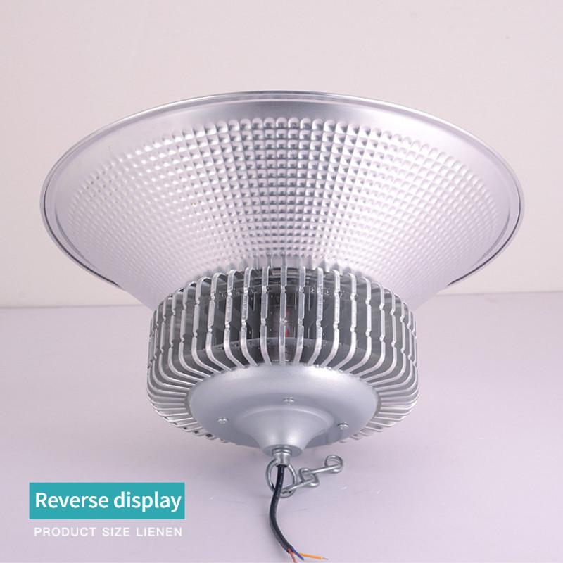 100W/150W/200W/250W/300W LED Finned Factory Lighting Explosion-proof Pendant Lights High Brightness Sports Hall Lamp New Industrial Mining Light