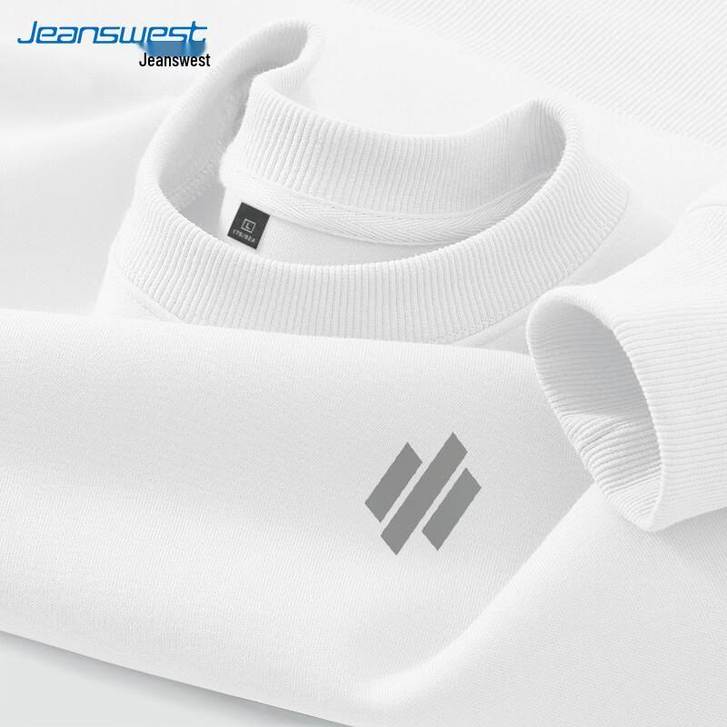 Jeanswest Lässiges Herren-Rundhals-Sweatshirt mit grauem Streifen