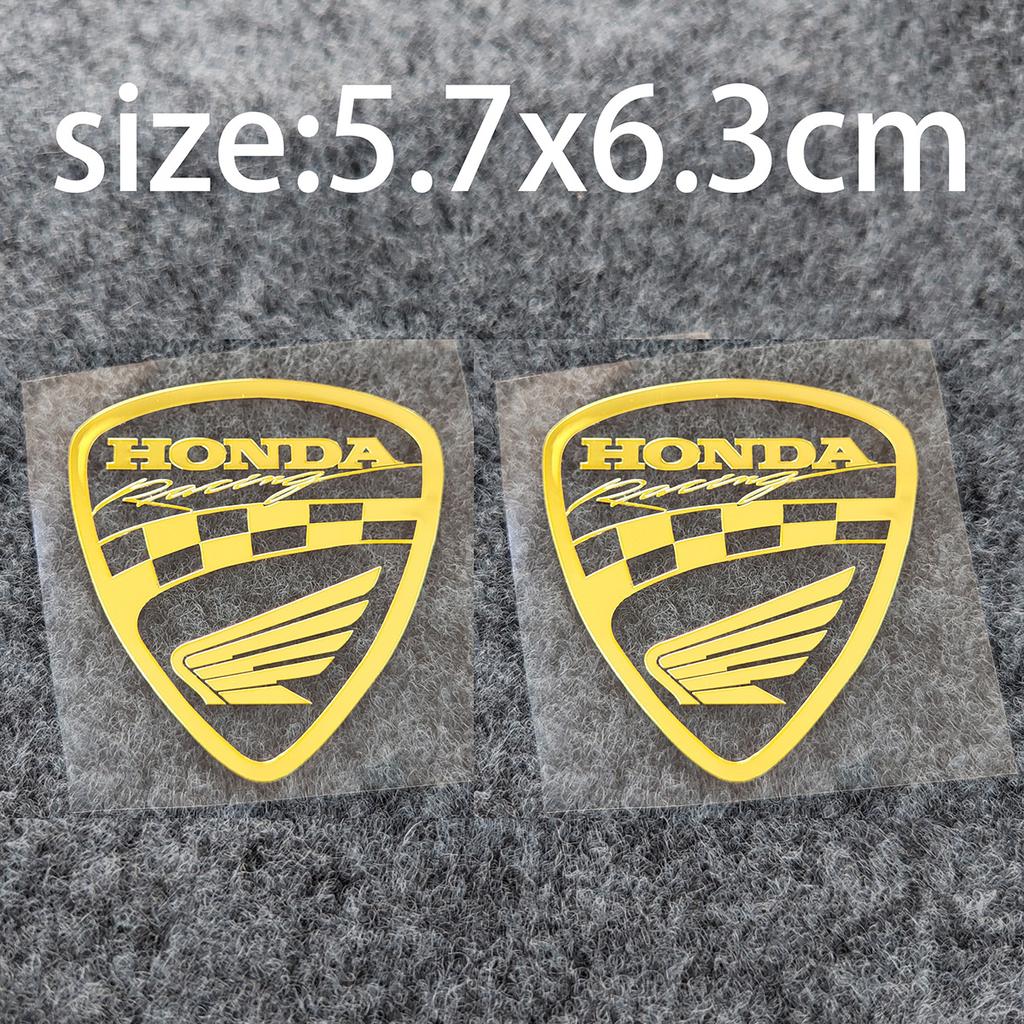 Metal Honda Sticker Logo Motorcycle Tank Helmet Bike Decal