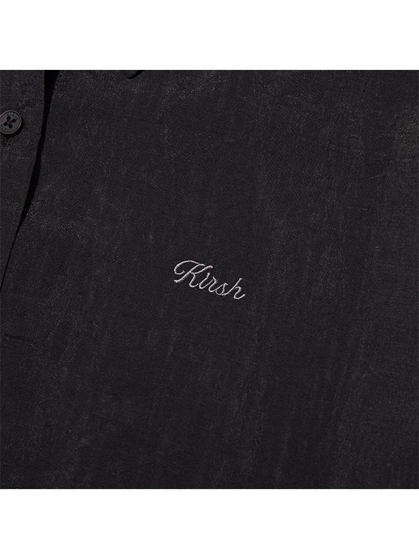 KIRSH Waist Drawstring Loose Fit Shirt [Black]