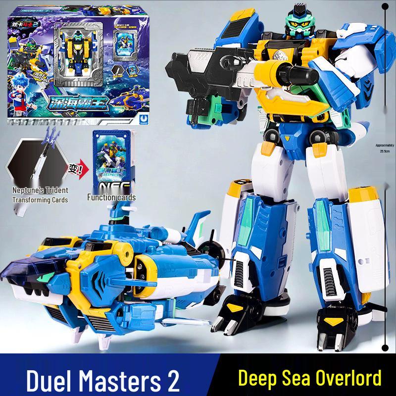 Zhan Gao X Card Fighter: Blue Lightning Shadow Knight Transforming Robot Car Toy