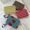 11 wind plush love mouth red envelope student holding small cosmetic bag key change bag ID bag