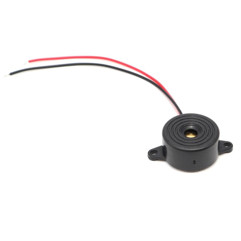 10 Piezas SFM-20B Zumbadores de Alarma de Alto Decibelio 3~24V Dispositivos de Sonido Piezoeléctricos para Circuitos Educativos y Experimentos
