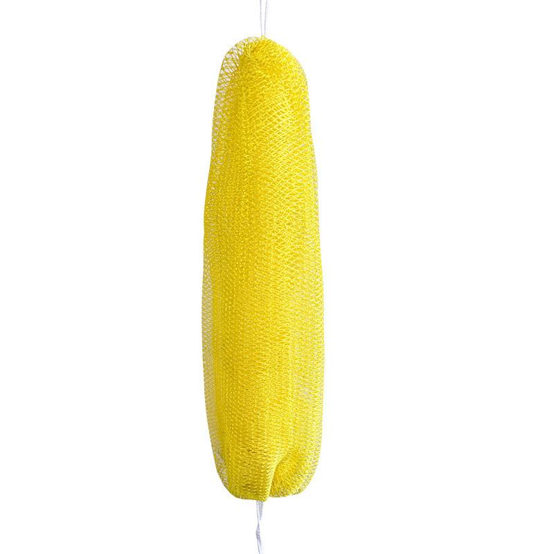 

1PC explosive pull rope net nylon bath towel high elastic sauna towel exfoliating bath towel жовтий