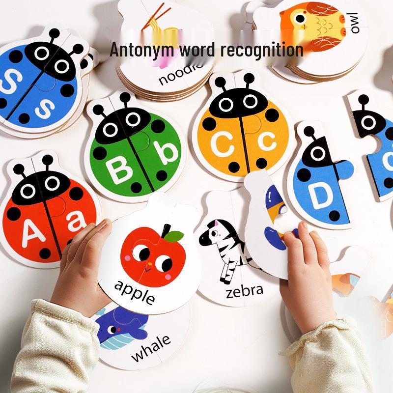 Animal Word Matching Memory Game - Cross-border Letter Recognition for Early Childhood Education