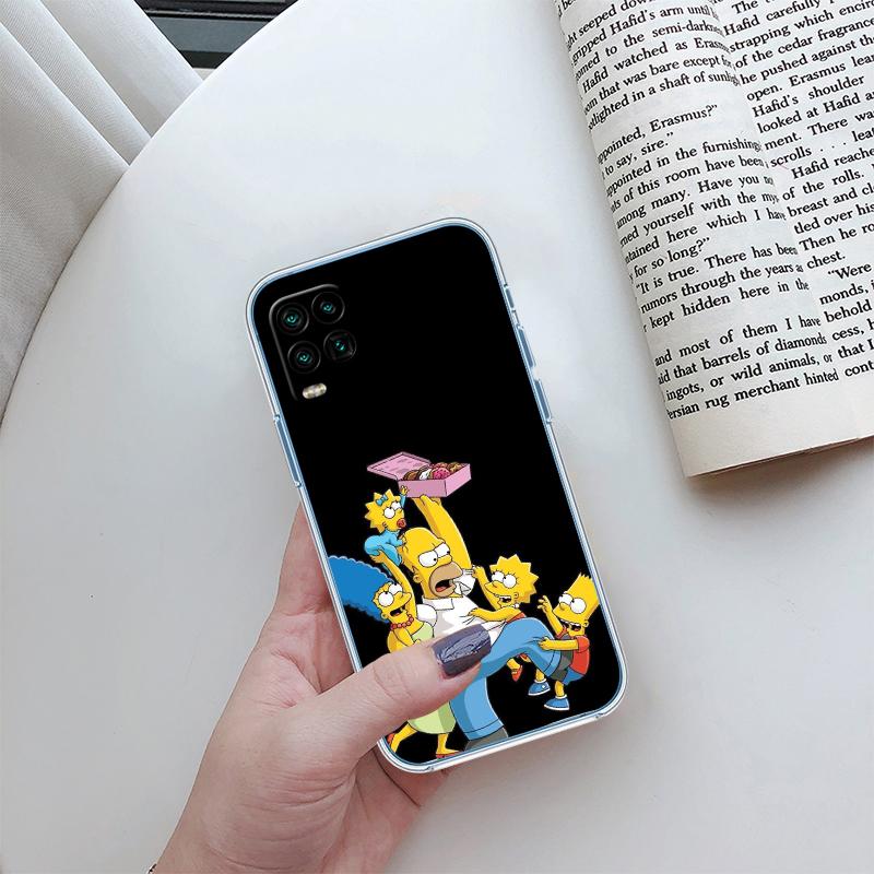 S-Simpsons-Art Transparent Phone Case for Motorola Moto G7 G8 G9 G84 G85 G73 G24 G15 Z2 Play Power Plus