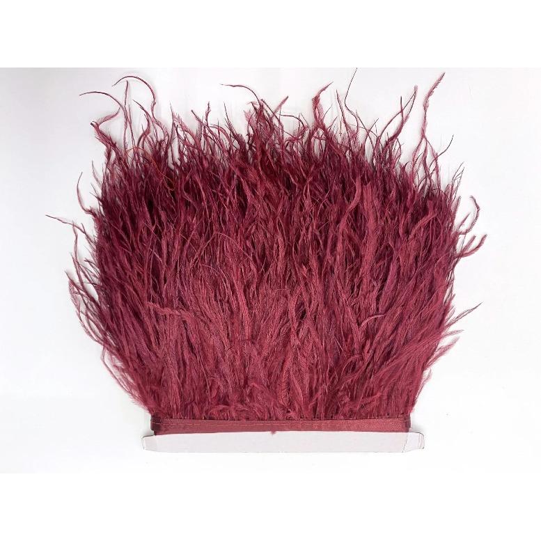 Feather5m Ostrich Hair Fringe Feather Trims Stage Costume Accessories Manufacturers