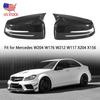 Carbon Fiber Look Mirror Cover Caps for Mercedes Benz W204 W176 W212 CLA250 C63