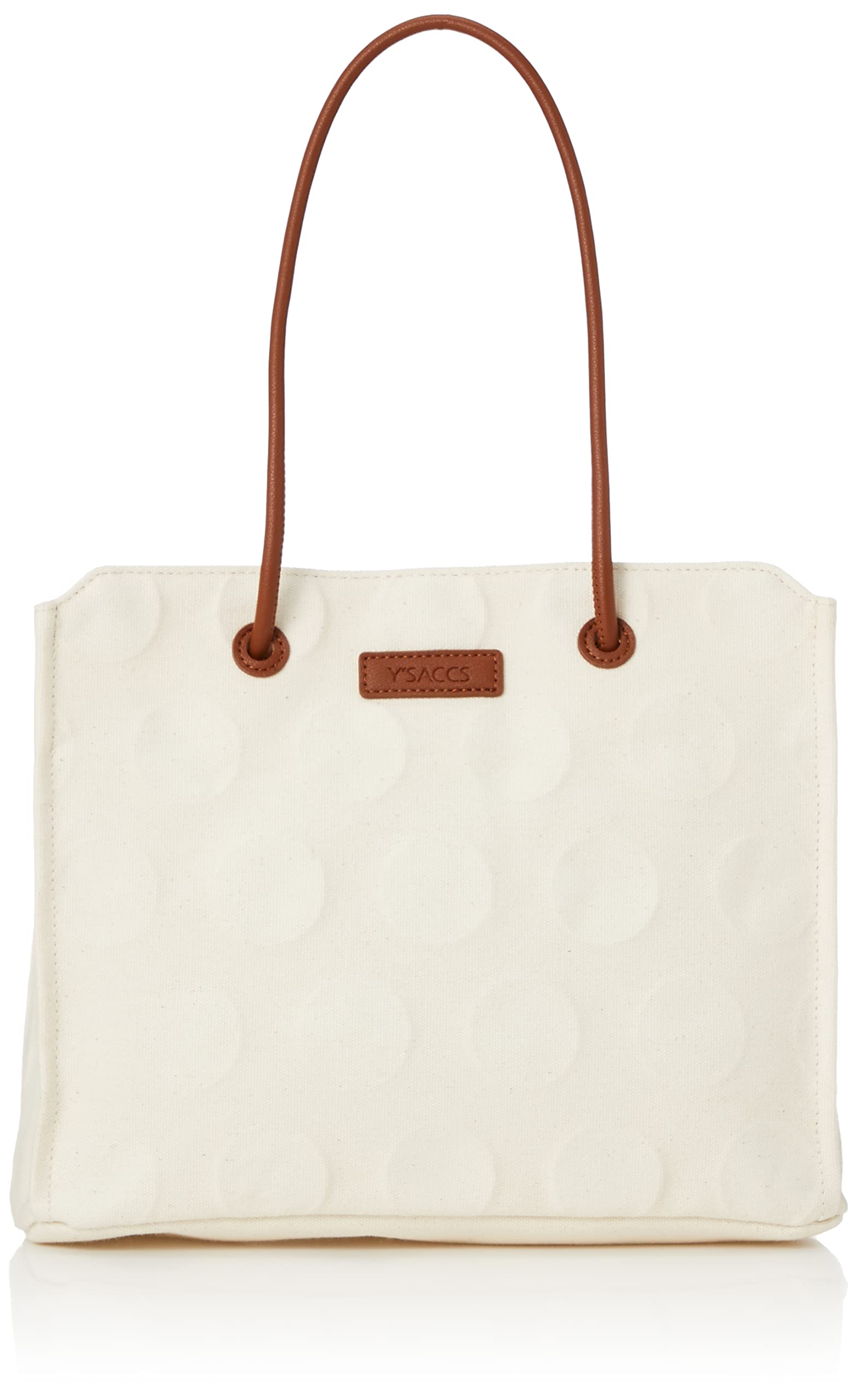 

Сумка Isaac, тоут, S, женская, из холста в горошек с термотиснением на плечо, размер кэмел, (22)