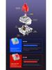 Three-Mode Wireless Mechanical Keyboard - GK75 Hot-Swappable, E-sports Gaming, Blue/Red Switch