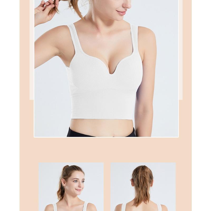 3D Seamless Sports Bra, Lingerie, Women's Summer High-strength Shock-absorbing, Beautiful Back, Fixed Chest Pad, Vest, Integrated Fitness