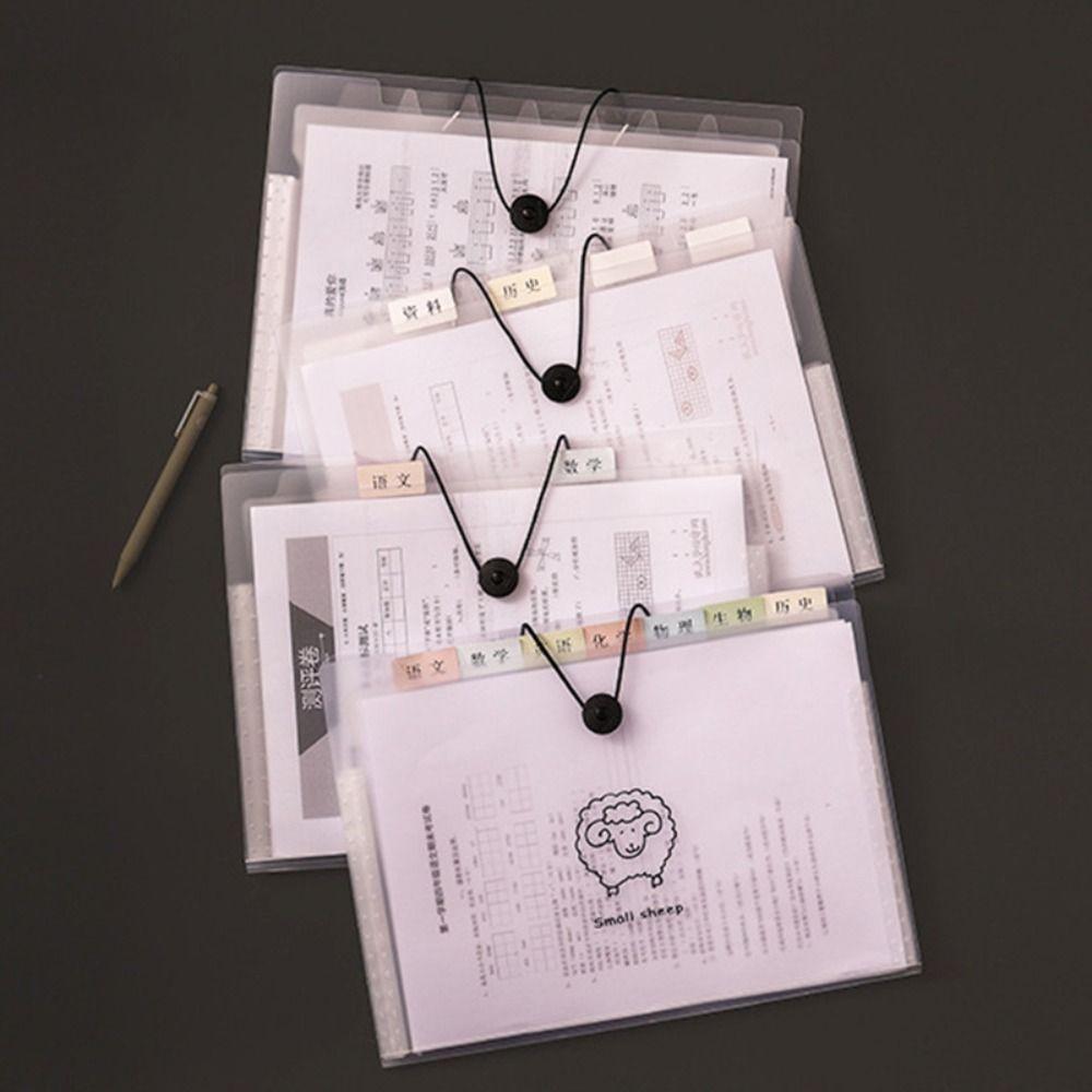 

Прозрачная папка для файлов большой емкости, многослойная классификационная папка