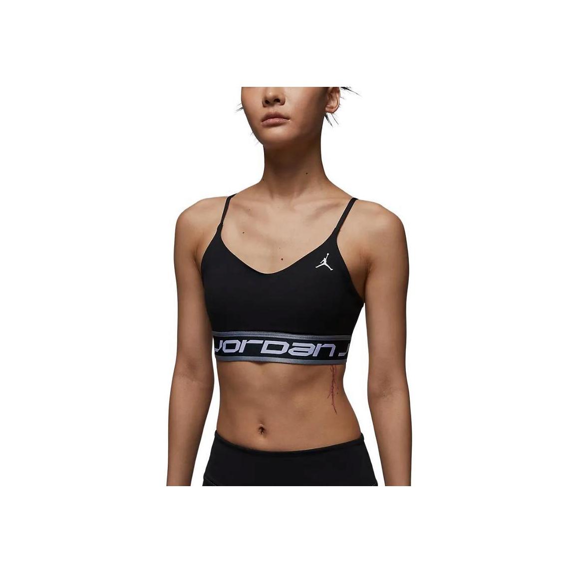 

Jordan Спортивное Инди Логотип Простая Буква Удобное Мягкое Быстросохнущее Спортивное Нижнее Белье Женское Нижнее Белье Черный FV6499-010 S