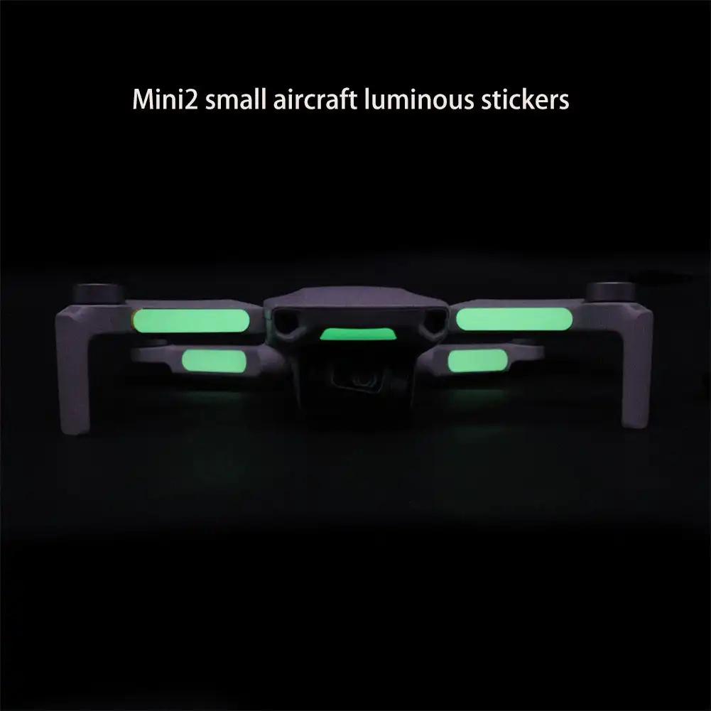 1/2Set Luminous Sticker For DJI Air 3S/NEO/Mini 2/SE/Mini 4 Pro/Mini 3 Pro Luminous Stickers Fluorescent Skin Drone Accessories