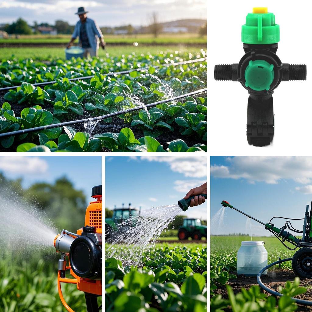 Ακροφύσιο Ποτίσματος 25mm Κεφαλή Ψεκασμού σε Σχήμα Βεντάλιας Ακροφύσιο Νερού Για Γκαζόν Εξωτερικά Φυτά Άρδευση Γεωργία Αγροτικό Πεδίο