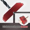 Red 30/45/90 Degree Hole Puncher Pocket Hole Jig with Horizontal Bubble Level Suitable for Punching Holes in Corners/Round Rods