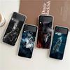 The Wolf Phone Case For Samsung Galaxy Z Flip 3 4 5 6 Transparent Fold High Hard PC Shell For Galaxy Z Flip 3 5 6 Clear Cover