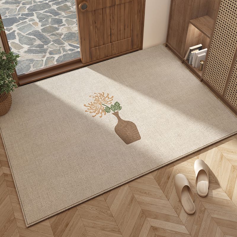 

Vikama Crystal Velvet Simple Floor Mat, Entry Door Rug, Door Floor Mat, Anti-slip High-Grade Entry Hall Home Decoration Item 40x60cm