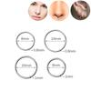 Nose Ring Piercing G23 ASTM F136 Titanium Clicker Ear Cartilage Earring Helix Septum Rings Body Jewelry