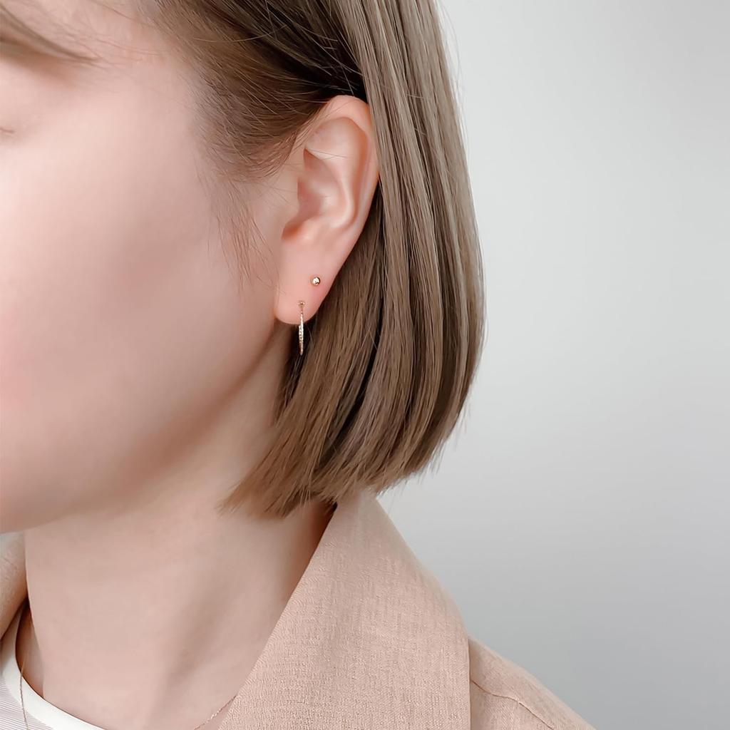 ESTELLE 18K Yellow Gold Earrings (3mm) 0201-1464-0015-0000