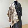 Latest Design Winter Two-Sided Jacquard Cashmere Scarves High Quality Women Thicken Wrap Shawl Ladies Wool Pashmina Scarf
