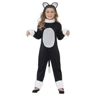 Halloween-Kostümset mit Katze für Mädchen