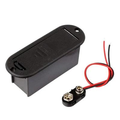 9V Battery Box ABS Plastic Design For Guitar Bass Effects And Preamps Equipped Easy Replacement Offering Reliability