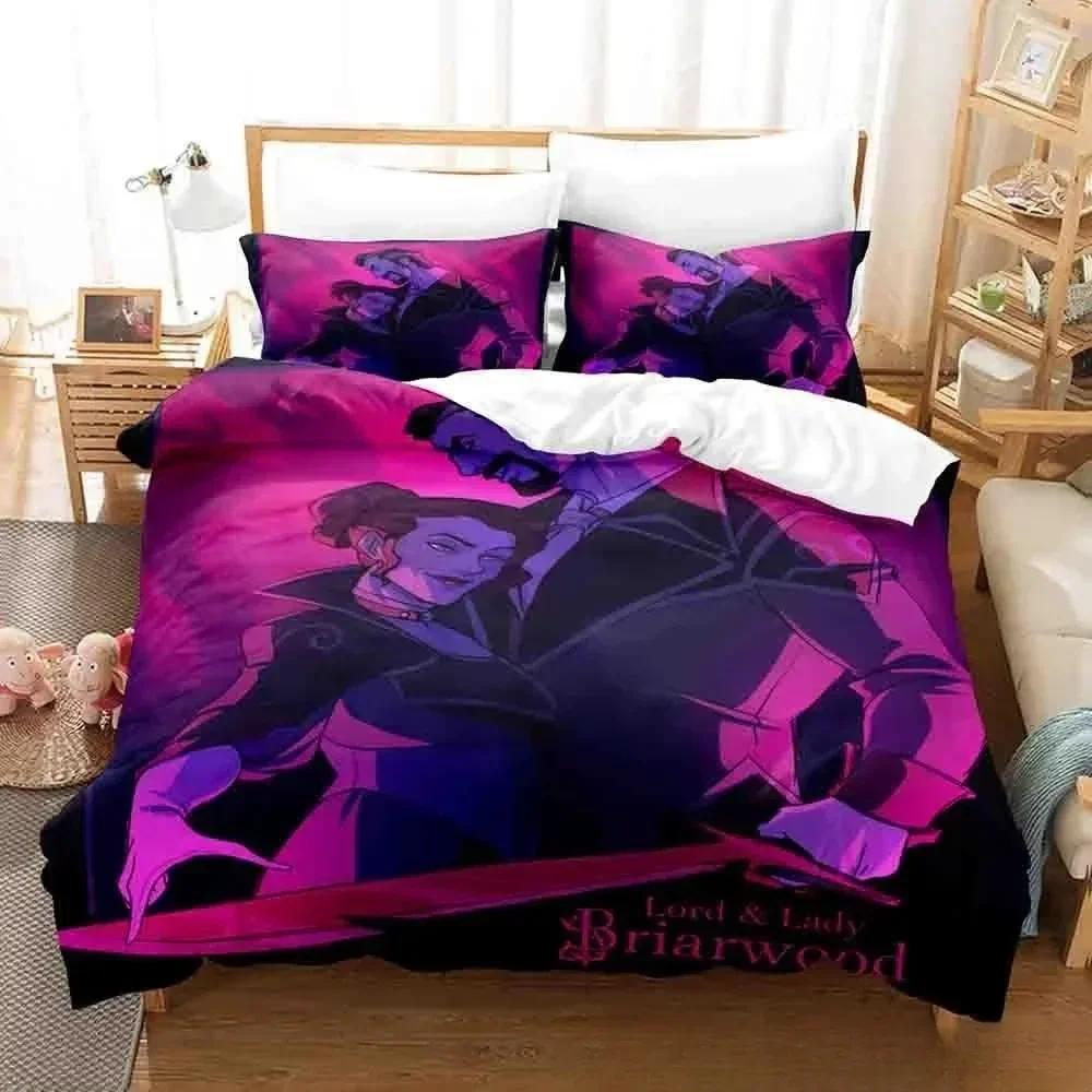 3D-Druck Anime The Legend of Vox Machina Bettwäsche-Set Einzelbett Twin Full Queen King Size Bettset Aldult Kid Schlafzimmer Bettbezug-Sets