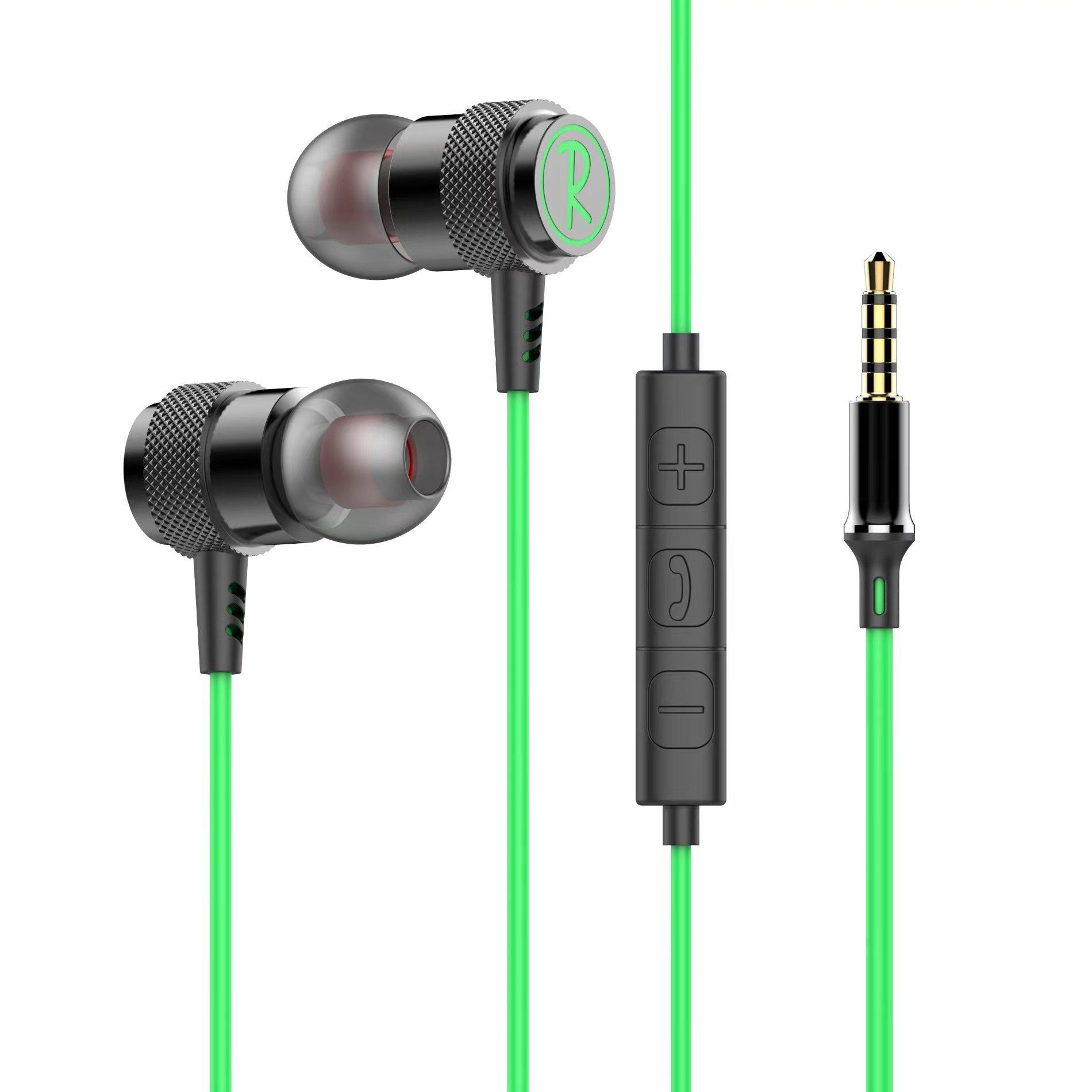 

Проводные наушники с хорошим качеством звука Проводные игры Внутриканальные наушники Наушники с микрофоном Heavy Bass Surround