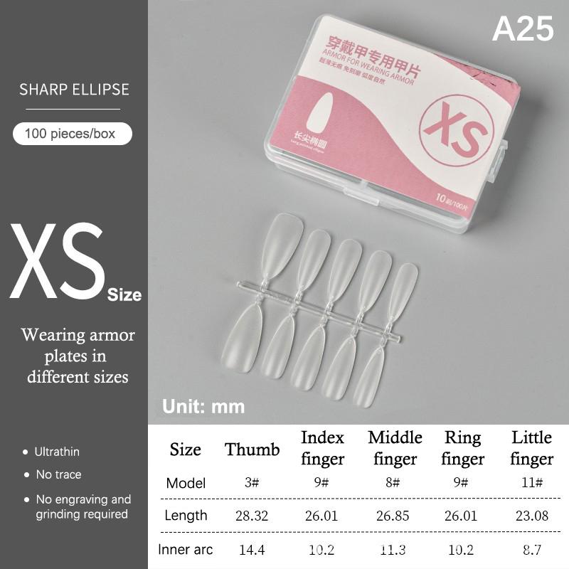 100Pcs/Box Matte Fake Nails No Polishing Press On False Nails Medium Short Design High Matt Soft Gel Nail Tips For Extension