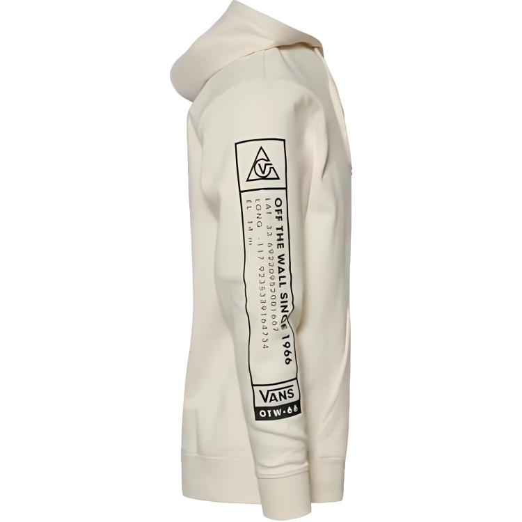 Vans Supply Li Vintage Print Sports Hoodie Men Hoodies Off-White VN0A4RZU3KS