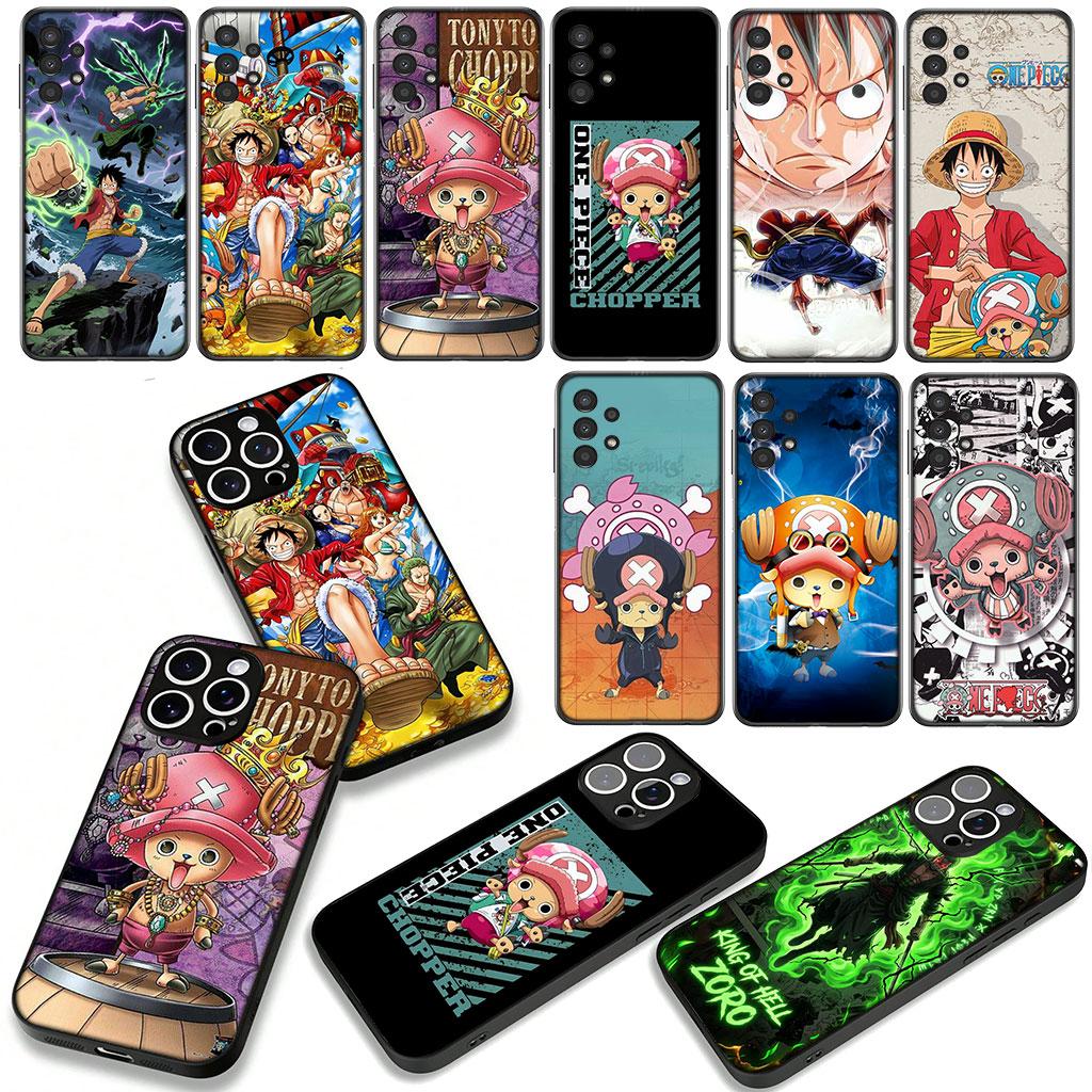 Cover for Apple iPhone 16 15 14 Plus 13 12 Mini 17 Pro Max + ProMax 16E Air Phone Case Tony Chopper Luffy One Zoro Piece