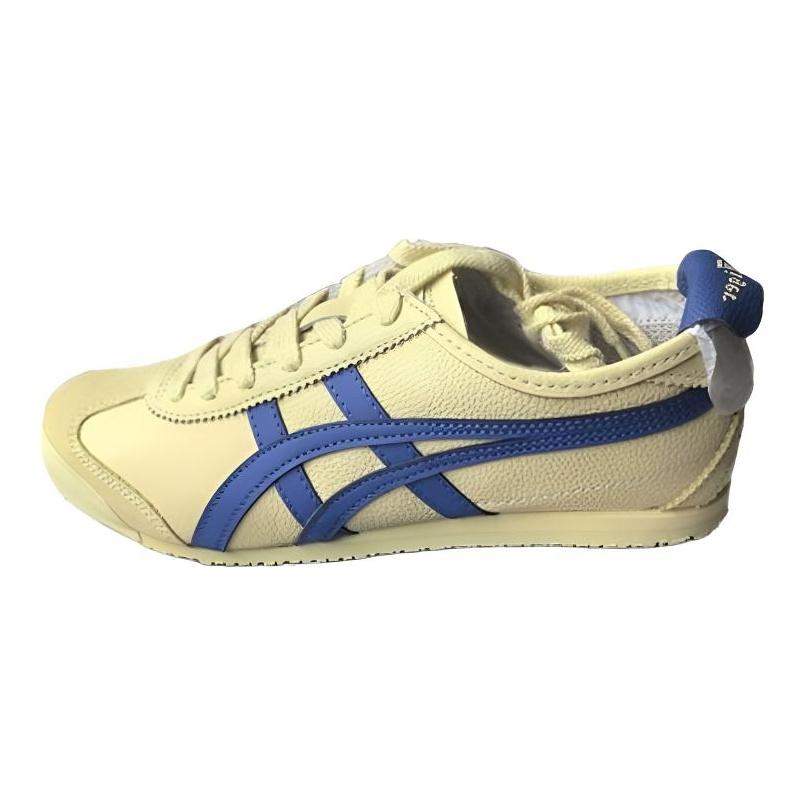 ONITSUKA TIGER MEXICO 66 Pelle di Mucca Leggere Basse Casual Scarpe Unisex Beige Giallo 1183B771-750