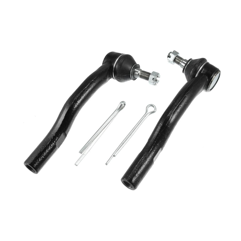 ABSOPRO Front Outer Tie Rod End Suspension and Steering Compatible with Lexus ES350 2 Pieces Links, Parts, ES80603/ES80602, 2007-2012, Black,