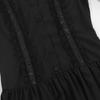 Women's Vintage Medieval Halloween Dress - Stand-Up Collar & Large Hem Skirt