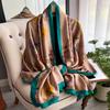 NEW Elegance Scarf Spring Summer Women Beach Sunscreen Fashion Party Shawl China Quality Silk Lady Popular Print Scarves Hijab