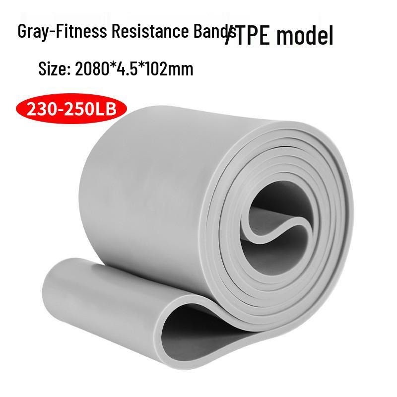 Prémiový TPE latexový elastický odporový pás pro jógu a fitness - ideální pro ramena, záda a boky