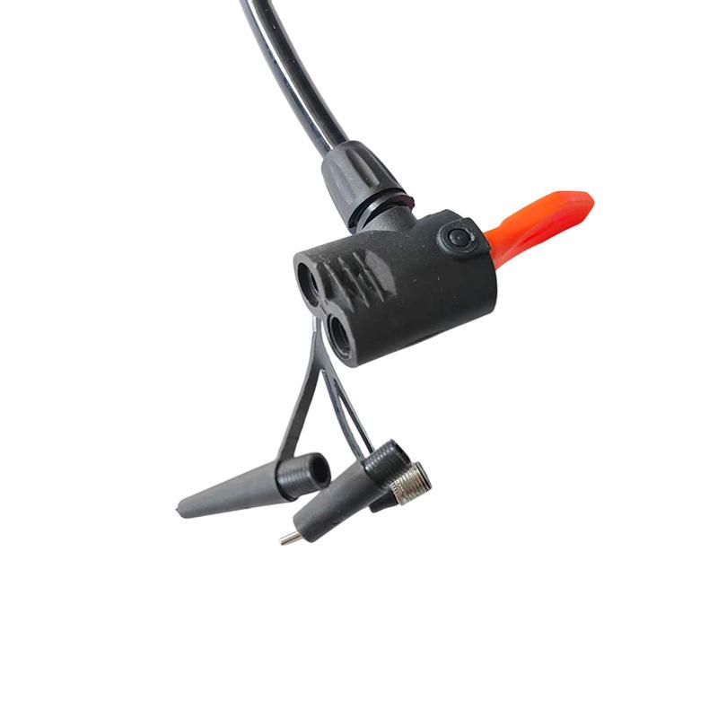 Compact High-Pressure Air Pump with Gauge for Bikes and Electric Vehicles
