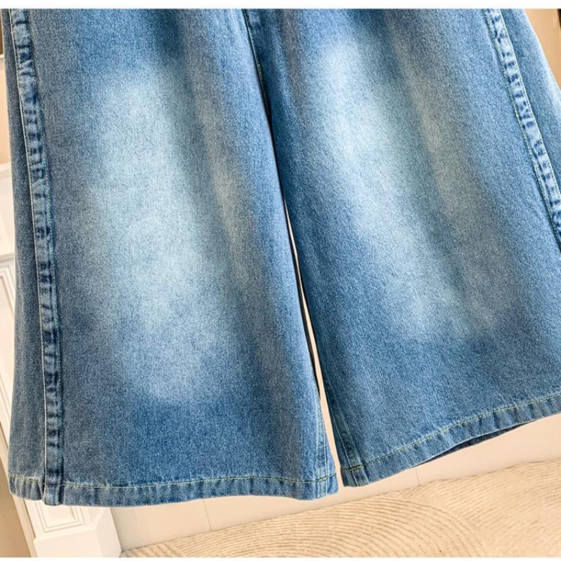 DIMANAF 2026 Neue Damen Jeans Hosen in Übergröße Denim Baumwolle Locker Lässig Elastische Taille Mode Damen Shorts Kleidung Sommer